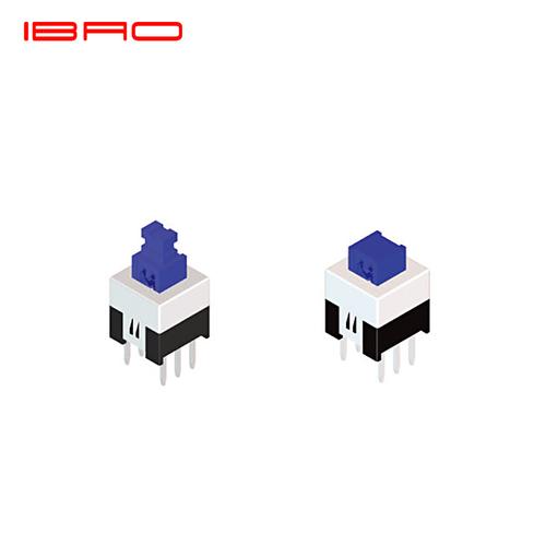 ibao亿宝按钮开关ps系列7x7自锁无锁开关